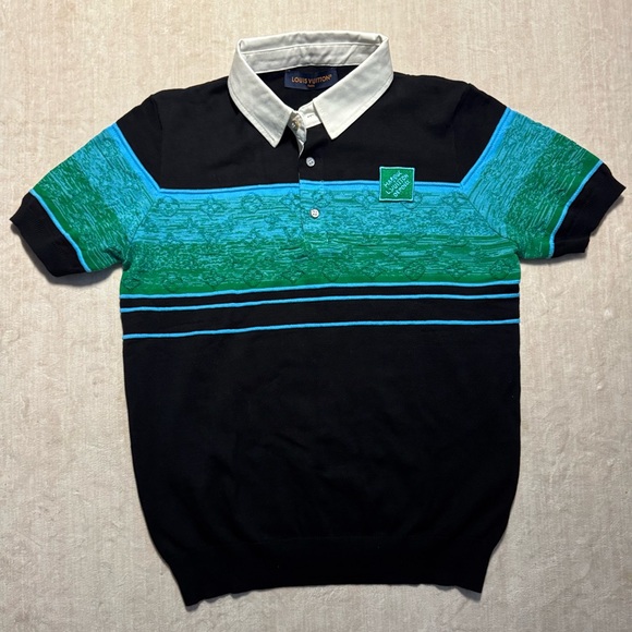 Louis Vuitton Other - Louis Vuitton Black and Green Polo Shirt